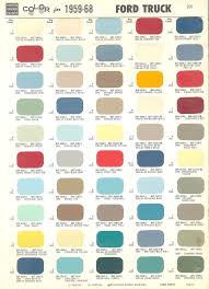 Image Result For Vintage Car Color Chart Ford Pickup
