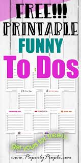 10 funny to do list names free