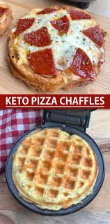 I've seen recipes with vanilla. Keto Pizza Chaffles Instrupix