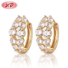 style 18k saudi gold earrings jewelry