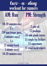 6 two a day workouts for runners