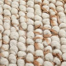 mini pebble wool jute rug 6 x9