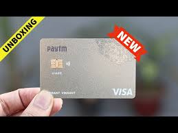 new paytm credit card unboxing how to