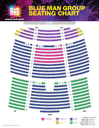 Blue Man Group Seating Chart