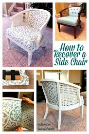 cane chair reupholster diy