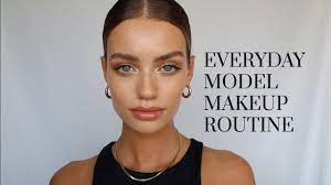 natural model makeup routine
