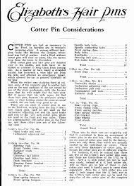 Model T Ford Forum Cotter Pin Information