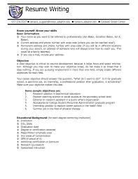 Good Resume Objectives   Resume Templates