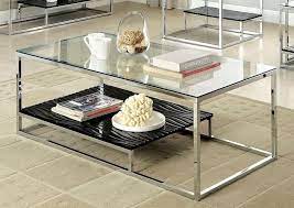 Kepir Modern Metal Coffee Table Chrome