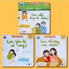 Review sách Sách thơ cho bé - Bộ Gia đình Bé Bỏng - Truyện tranh cho trẻ tập  nói, mầm non từ 0-1-2-3-4-5-6 tuổi (Sách Đọc to gắn kết tình cảm gia