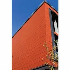 Plain Red Terracotta Facade Wall Panels