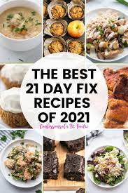 the best 21 day fix recipes 2021