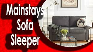 mainstays sofa sleeper with memory foam