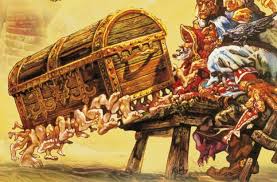 Image result for rincewind's luggage