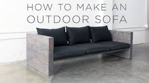 how to make an outdoor sofa you