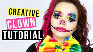 creative clown makeup tutorial