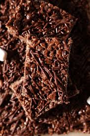 chocolate rice krispie treats