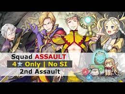 The 3.2 update has brought some very welcoming changes such as visible assets and flaws, and dragon flowers. Feh Squad Assault 2nd Assault 4 No Si Guide Fire Emblem Heroes Youtube