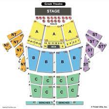 greek theatre seating chart seating