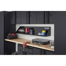 Husky Steel Garage Wall Shelf In Black