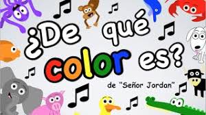 de qué color es spanish colors song