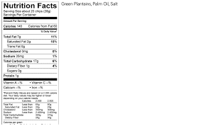 salted plantain chips tropical foods