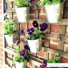 wall planters outdoors contemporary