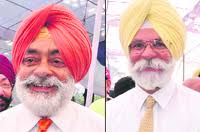 Tegvir Singh Sibia; and (right) Birinder Singh Gill. Tribune photos: Parvesh Chauhan - chd11