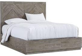 The sturdy bali platform bed is all made in solid pine wood and has synthetic leather handles. Modus International Herringbone Contemporary King Storage Bed With Large Footboard Drawer A1 Furniture Mattress Platform Beds Low Profile Beds