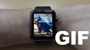 how to make a custom gif watch face for