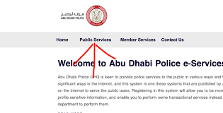 abu dhabi traffic fine inquiry how to