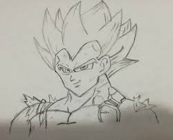Download or print easily the design of your choice with a single click. Dragon Ball Z Vegeta Drawing Steemit