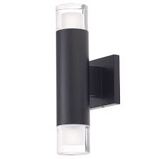 Bazz Dimmable Outdoor Wall Sconce Black