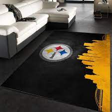 pittsburgh steelers nfl area rug carpet