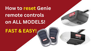how to erase genie opener remotes for