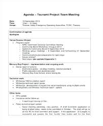 Project Kick Off Meeting Agenda Template Communication Business