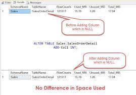 adding a null column and table e