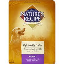 natures recipe dog food lamb meal