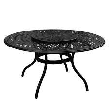 Outdoor Dining Table Lazy Susan