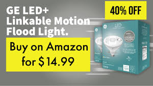 ge led linkable motion led flood light