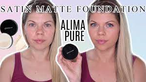 alima pure satin matte foundation tips