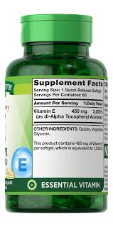 Benefits of high doses have uncertain safety. Vitamin E 200 Iu Vitamins Supplements By Nature S Truth