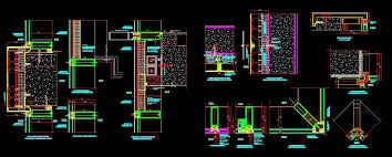 Detailed Aluminum Sections Dwg Section