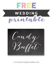 free printable wedding sign chalkboard
