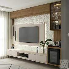 13 Simple Pop Design For Tv Wall Units