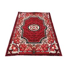 red persian polyester 3 ft x 5 ft