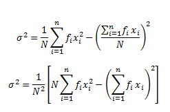 standard deviation formula for sle