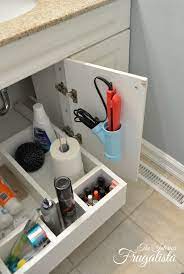 build a bathroom vanity sliding shelf
