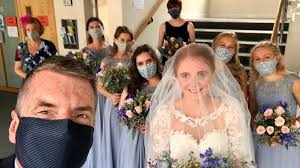What will weddings look like after covid restrictions are lifted? Covid And Weddings All My Bridesmaids Were Wearing Masks Bbc News