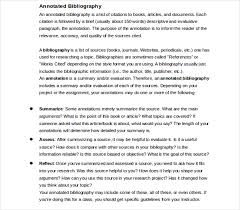     Annotated Bibliography   Free Sample  Example  Format   Free     Annotated bibliography Simple Annotated Bibliography Templates